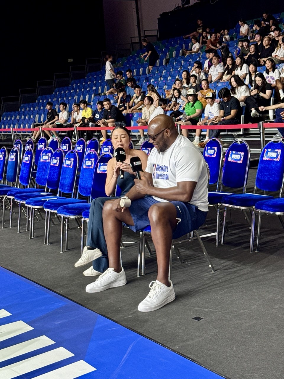 Trackside at the OCBC Arena — NBA Rising Stars Invitational, Singapore 2026